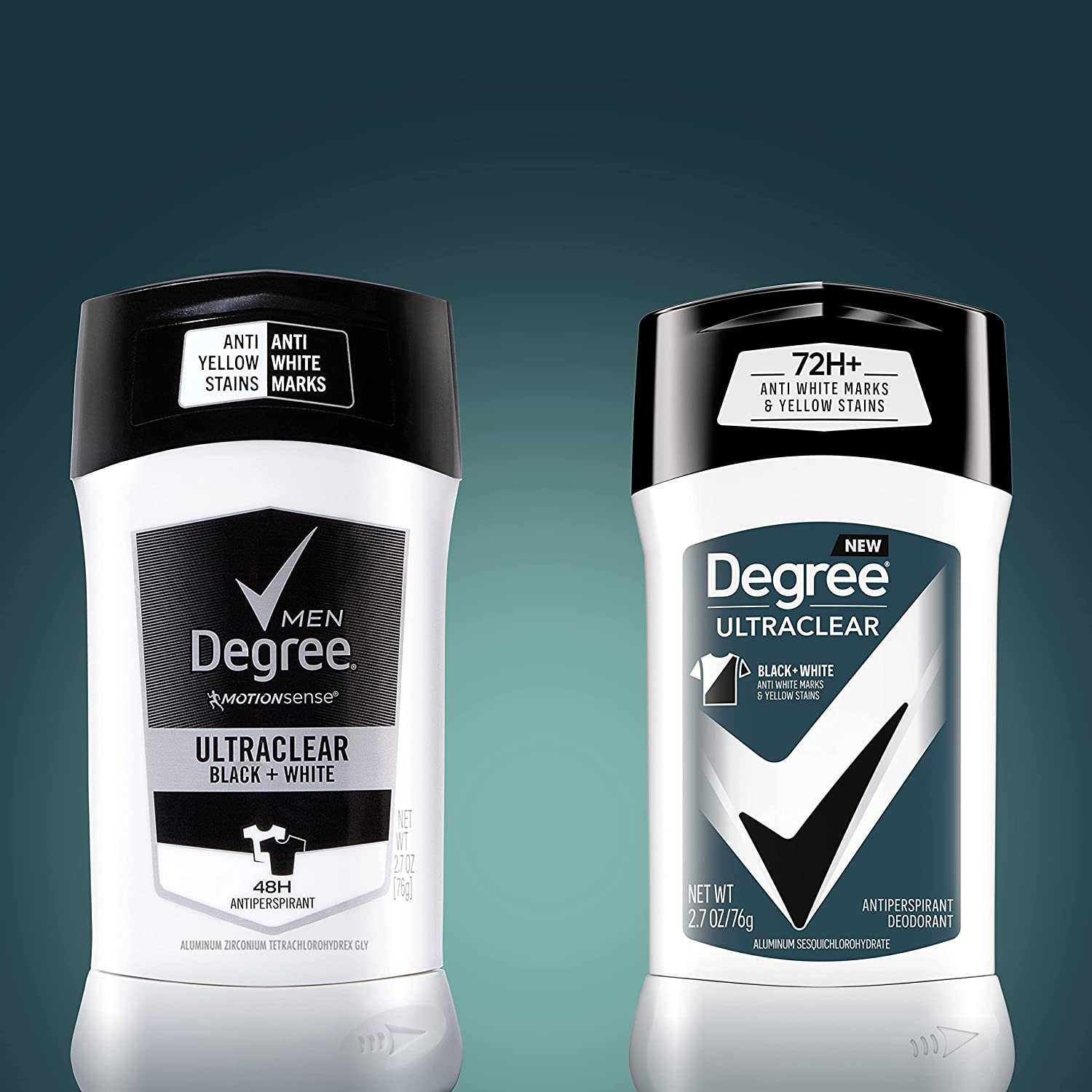 Degree Men UltraClear Antiperspirant Deodorant Black + White 4 count 72-Hour Sweat & Odor Protection Antiperspirant For Men With MotionSense Technology 2.70 Ounce (Pack of 4) - Image 12